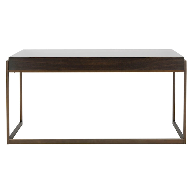 Bureau à 3 tiroirs en eucalyptus fumé