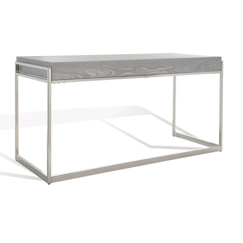 Bureau à 3 tiroirs en eucalyptus fumé
