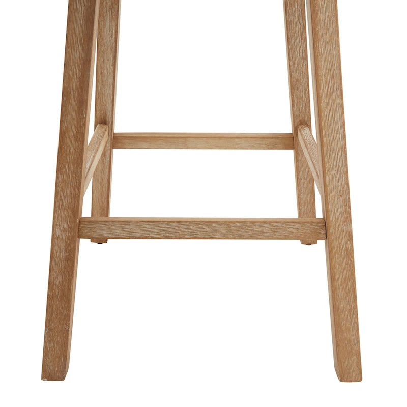 Tabourets de comptoir pivotants rembourrés 33,25 po, ensemble de 2 chaises de bar sans accoudoirs avec structure en bois d'hévéa et repose-pieds