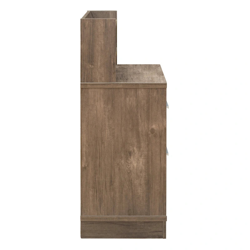 3-Drawer Wood File Cabinet Work Station by