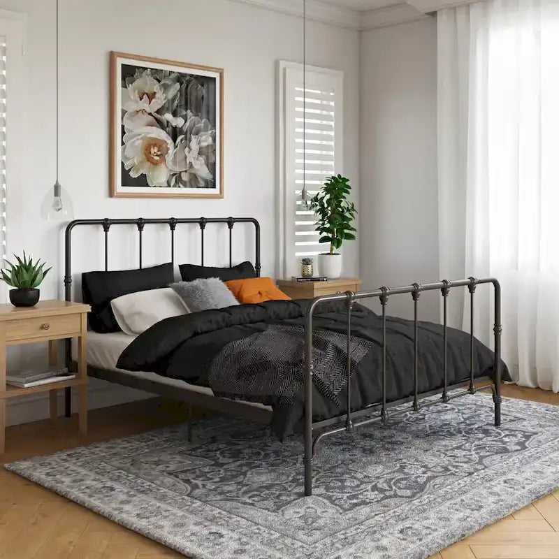 Farmhouse Metal Bed