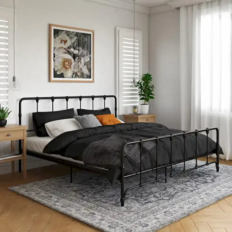 Farmhouse Metal Bed