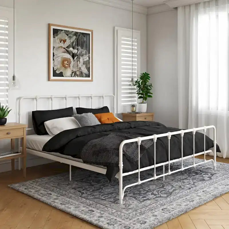 Farmhouse Metal Bed
