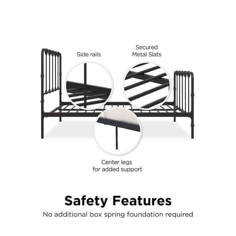 Farmhouse Metal Bed