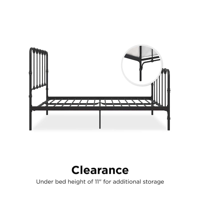 Farmhouse Metal Bed