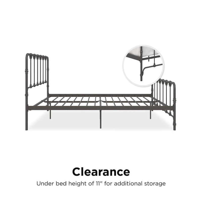 Farmhouse Metal Bed