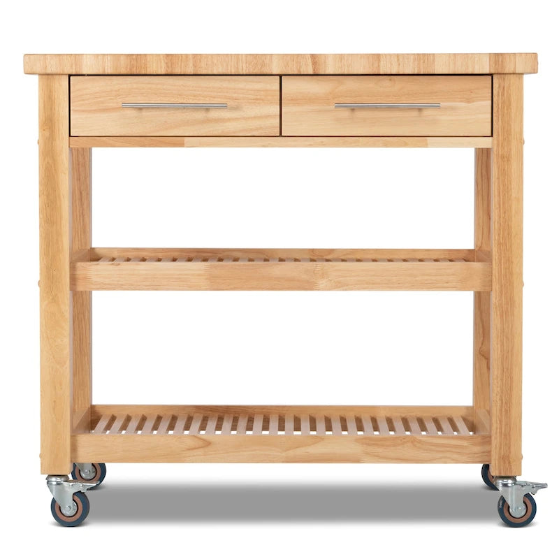 Poste de travail de chef professionnel entièrement en bois naturel