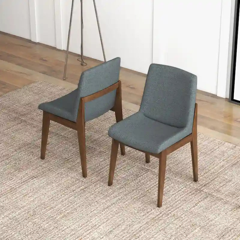 Mid Century Polyester Blend Dining Chair (Set of 2)