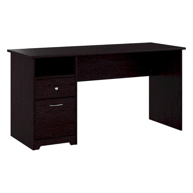 60W Computer Desk with Drawers and Storage