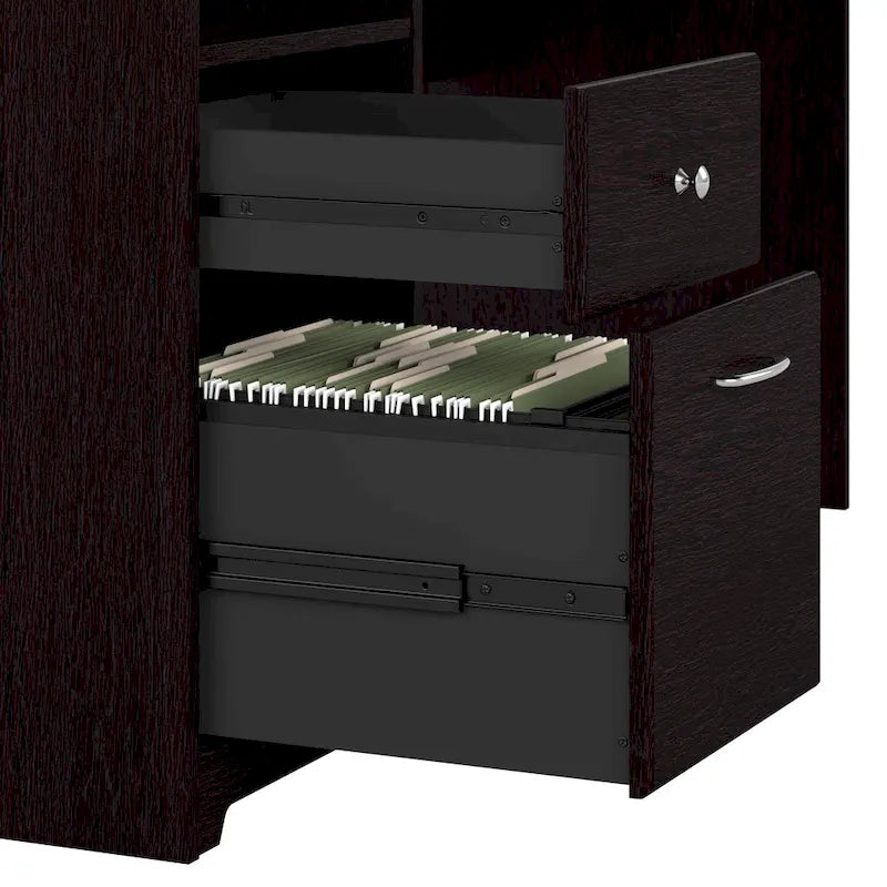 60W Computer Desk with Drawers and Storage