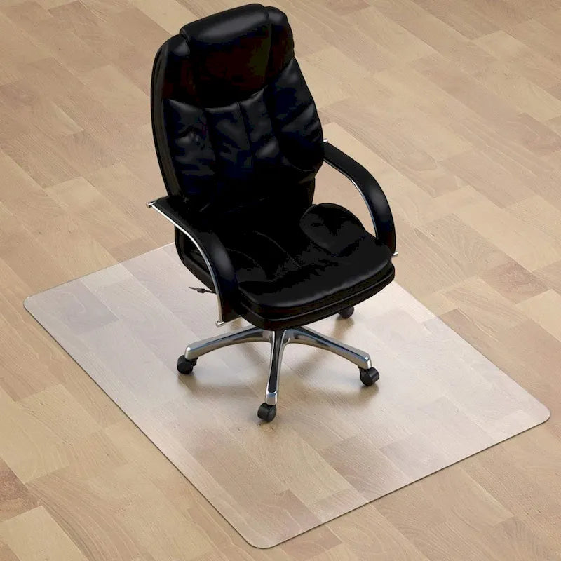 Tapis de protection transparent mat pour chaise de bureau à domicile
