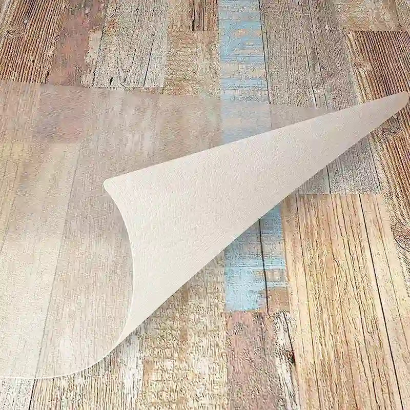 Tapis de protection transparent mat pour chaise de bureau à domicile