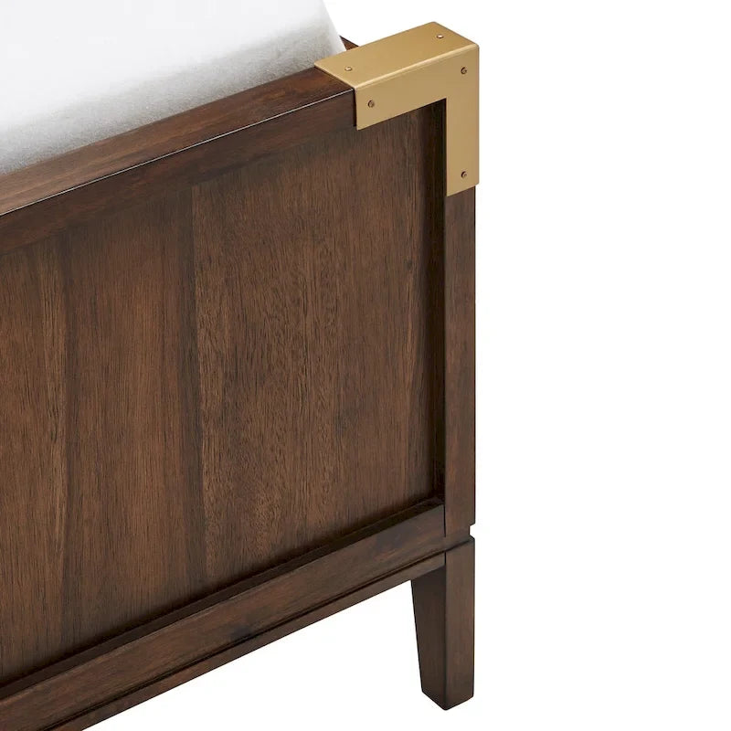 Low Profile Campaign Platform Bed by Modern