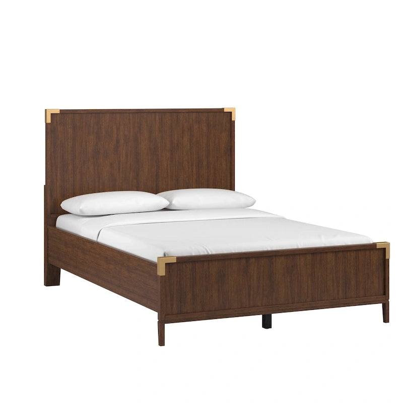 Low Profile Campaign Platform Bed by Modern