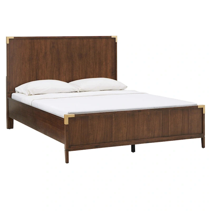 Low Profile Campaign Platform Bed by Modern