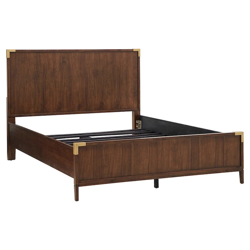 Low Profile Campaign Platform Bed by Modern