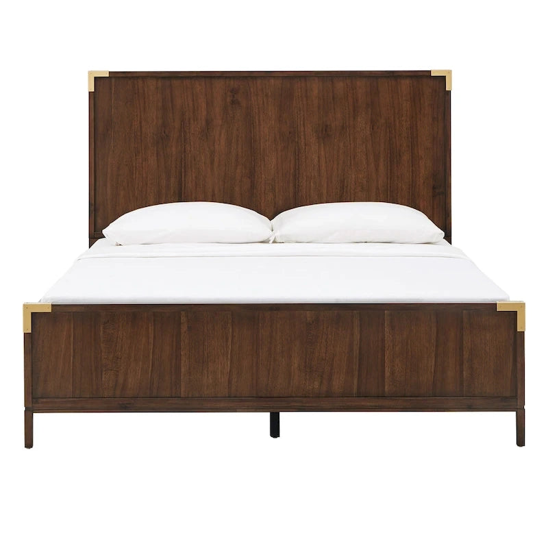 Low Profile Campaign Platform Bed by Modern