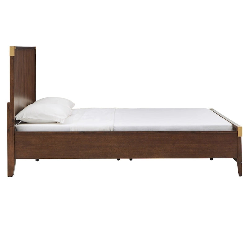 Low Profile Campaign Platform Bed by Modern