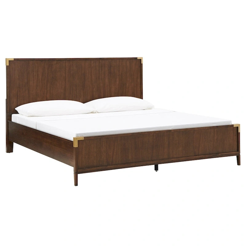 Low Profile Campaign Platform Bed by Modern