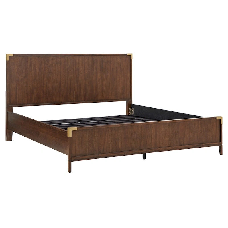 Low Profile Campaign Platform Bed by Modern