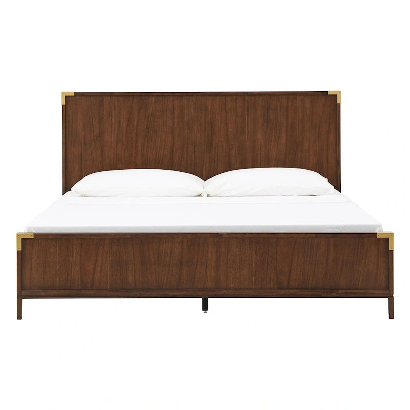 Low Profile Campaign Platform Bed by Modern