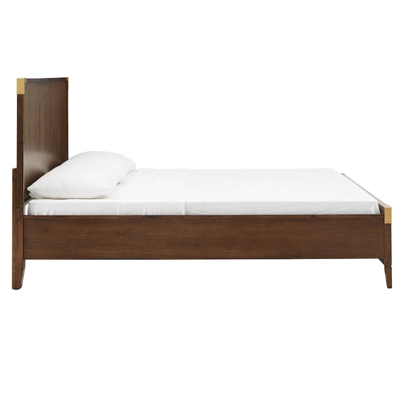 Low Profile Campaign Platform Bed by Modern