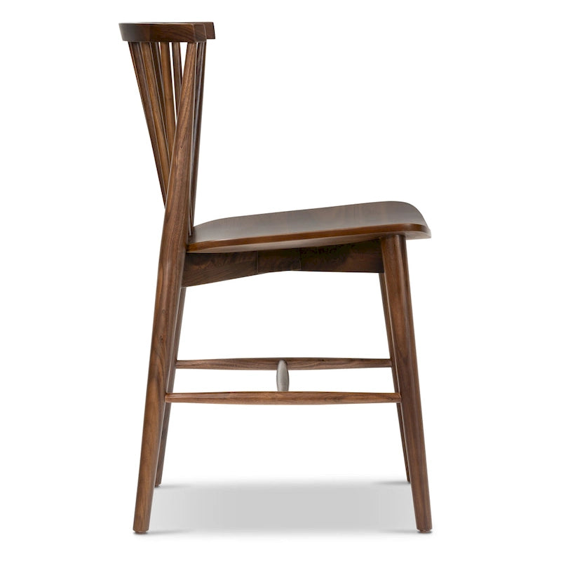Dining Chair Spindled Bark with Solid Wood Frame
