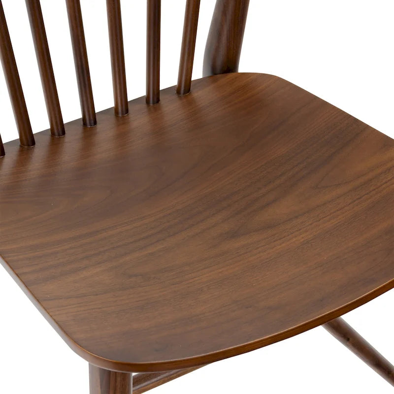 Dining Chair Spindled Bark with Solid Wood Frame