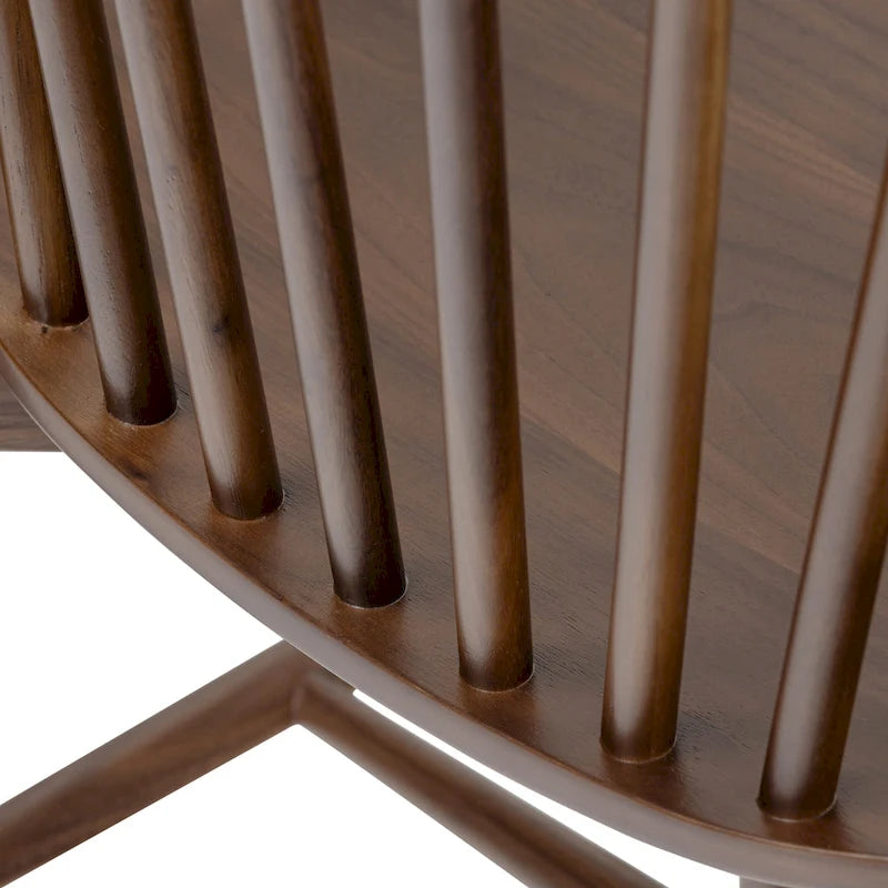 Dining Chair Spindled Bark with Solid Wood Frame