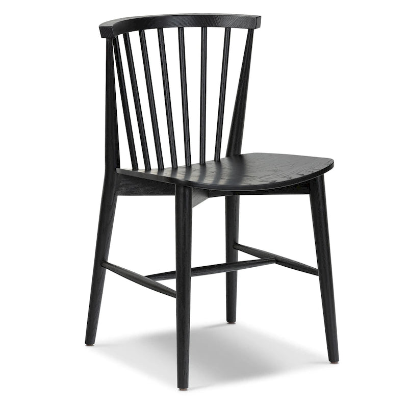 Dining Chair Spindled Bark with Solid Wood Frame