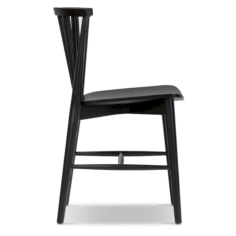 Dining Chair Spindled Bark with Solid Wood Frame