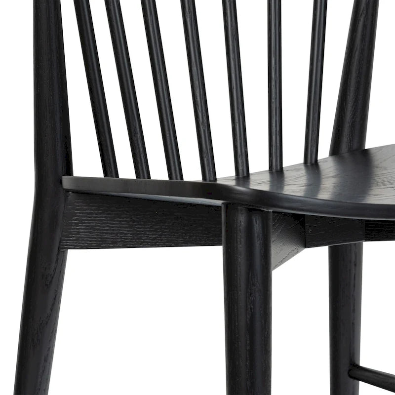 Dining Chair Spindled Bark with Solid Wood Frame