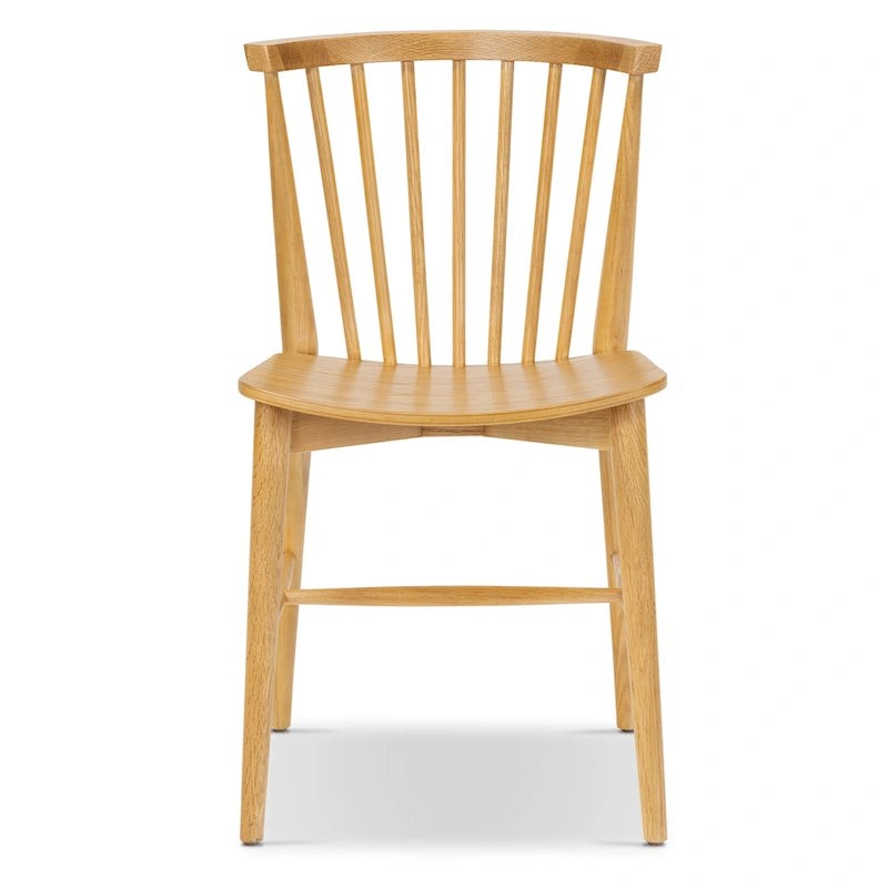 Dining Chair Spindled Bark with Solid Wood Frame