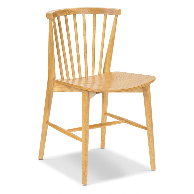 Dining Chair Spindled Bark with Solid Wood Frame