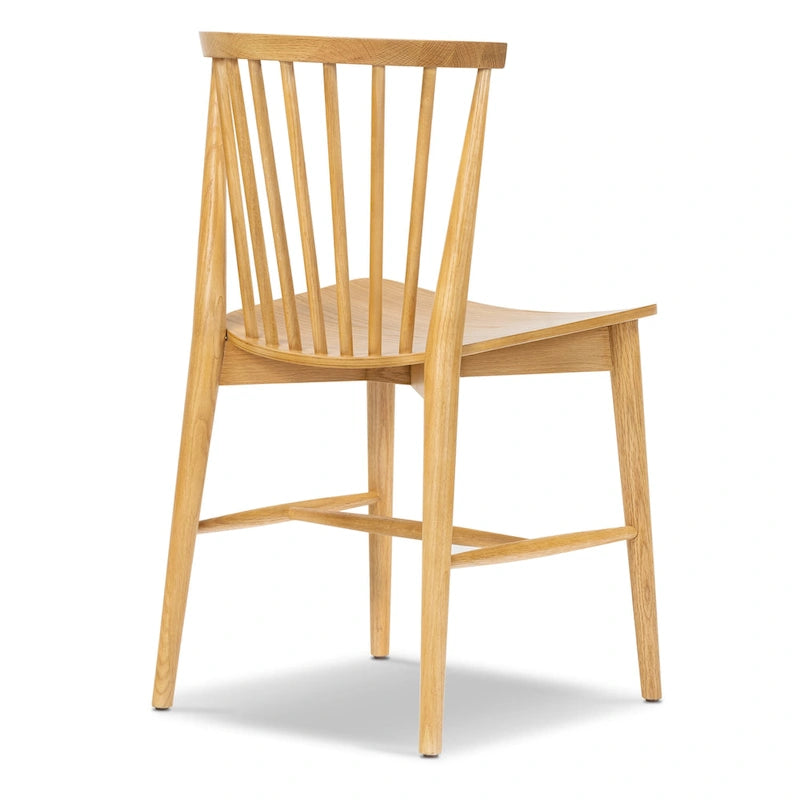 Dining Chair Spindled Bark with Solid Wood Frame