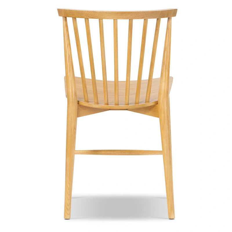 Dining Chair Spindled Bark with Solid Wood Frame