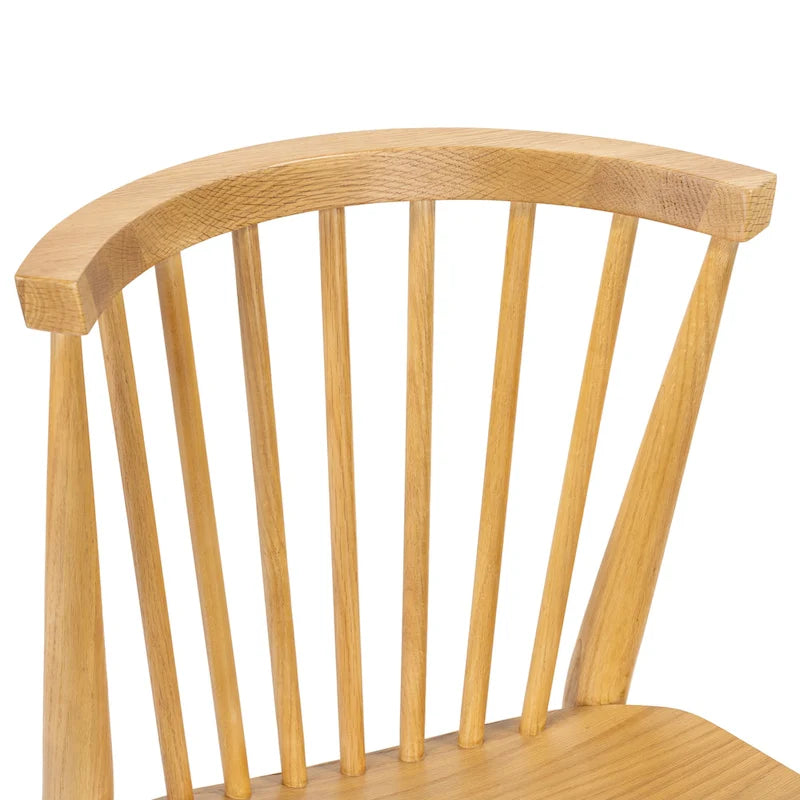 Dining Chair Spindled Bark with Solid Wood Frame