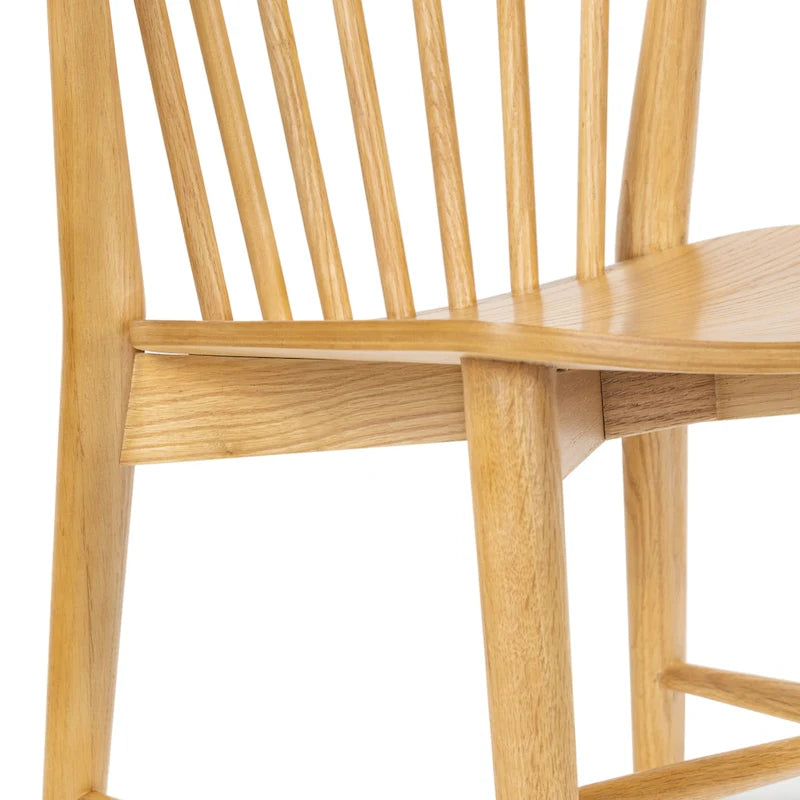 Dining Chair Spindled Bark with Solid Wood Frame